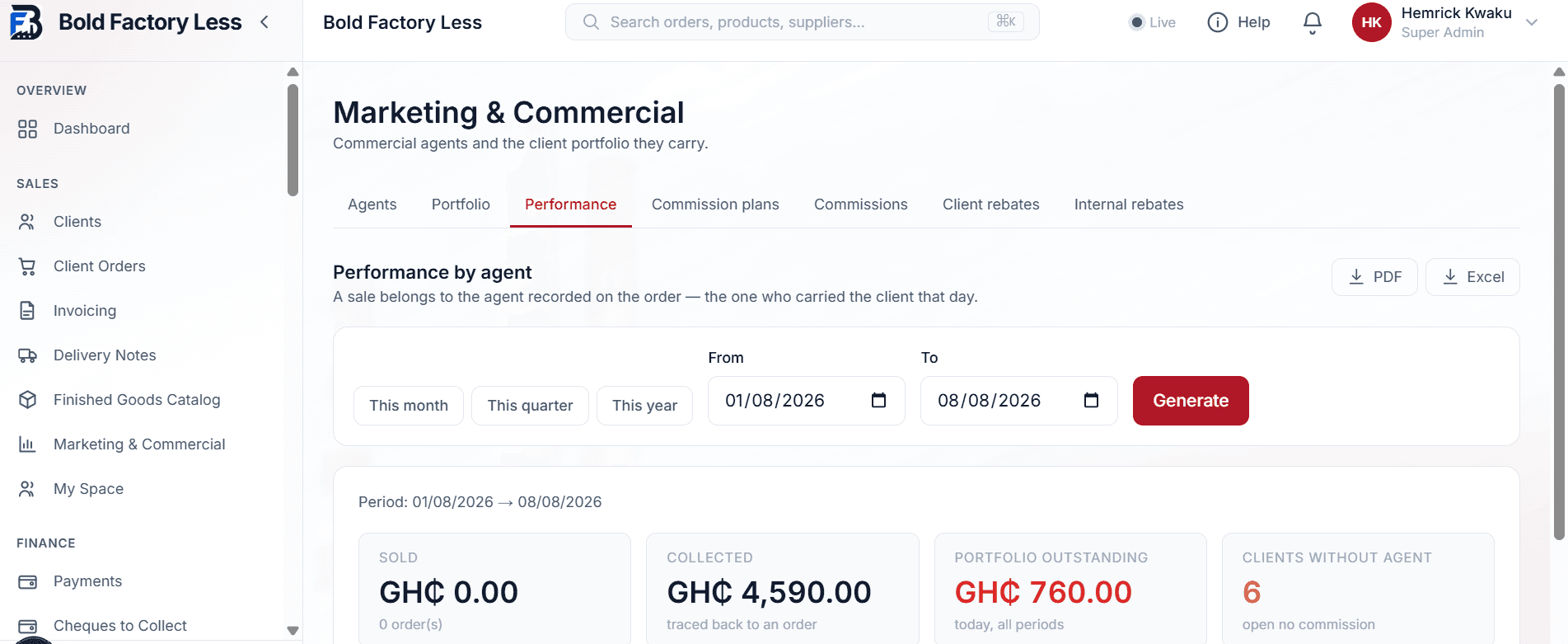 Agents, commissions et ristournes : une vente appartient à l'agent qui portait le client